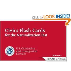 Civics Flash Cards for the Naturalization Test U.S. Homeland Security 