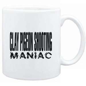    Mug White  MANIAC Clay Pigeon Shooting  Sports
