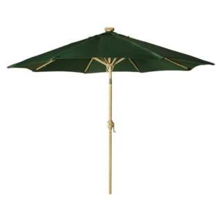 Solar Patio Umbrella   Green 9.Opens in a new window