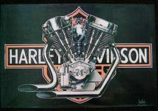 David Mann 74 Harley Davidson Knuckle / Panhead Motor Easyrider Gloss 