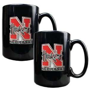    Nebraska Cornhuskers NCAA 2pc Coffee Mug Set 