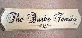 Family Name Plaque / Sign / Wooden / Wall Decor  
