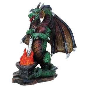  Sm. Green Sword Dragon   Collectible Figurine Statue 