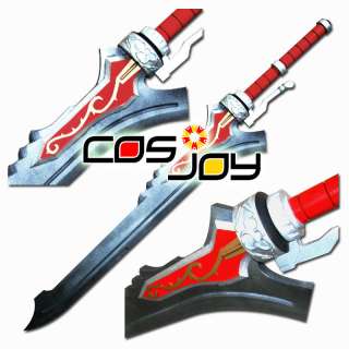 Devil May Cry 4 DMC4 Nero Red Queen 47 Sword Cosplay  