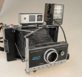 POLAROID 450 LAND CAMERA WITH ZEISS VIEWFINDER  