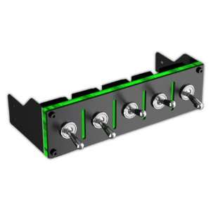 Lamptron Hummer 5 Port 12V Device On/Off Controller 100W per channel 