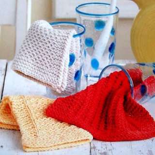 Knit Dishcloths With The Knook New Knit With A Crochet Hook LA  