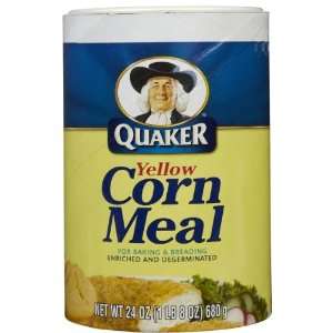 Quaker Cornmeal Yellow Tube, 24 oz Grocery & Gourmet Food