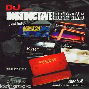 COMMIE Just Listen Distinctive Breaks DJ MIX CD *MINT*  