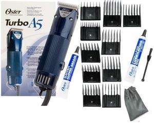   A5 1 Speed Turbo Animal dog horse Clipper/Blade/10 pc Comb Guides L@@k
