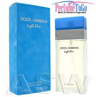 DOLCE & GABBANA LIGHT BLUE for Women * D&G 3.4 oz edt Spray * NIB 