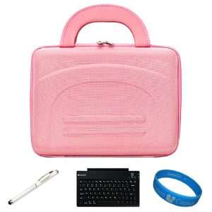 Nylon Pink Durable Cube Carrying Case for Creative ZiiO 10 
