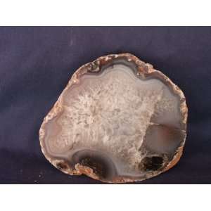   and Polished Solid Agate and Crystal Nodule/Geode (Brazil), 12.24.2