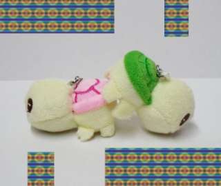 Kuma Soft Plush He & She Turtle Phone Charm Med. GP  