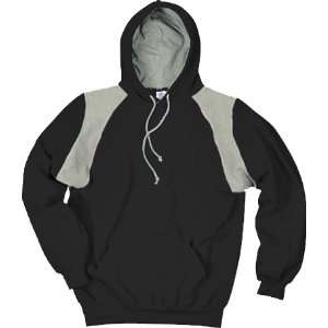  Custom Badger Sportband Hood Fleece Pullovers BLACK/OXFORD 