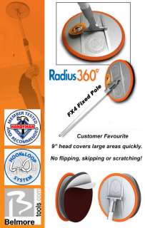 Radius 360 Drywall Sanding Head & Pole  