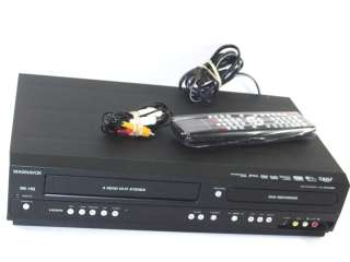 MAGNAVOX ZV457MG9 DUAL DECK DVD VCR COMBO PLAYER  