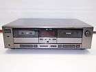 jvc stereo dual cassette deck tape recorder model td w207