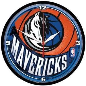  Dallas Mavericks Round Clock