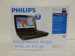 Philips PET941A 37 9 Color Widescreen LCD Display Portable DVD Player 