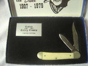 John Wayne Custom Limited Edition Pocket Knife #032  