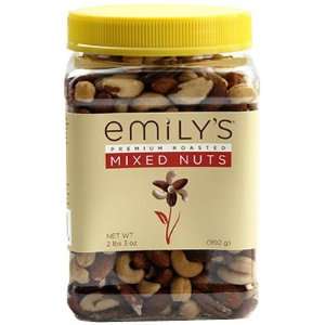 Emilys Roasted and Salted Deluxe Mixed Nuts, 17 Ounce