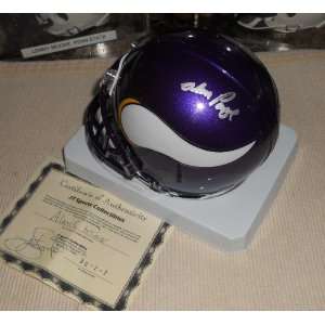 Alan Page Autographed Signed Minnesota Vikings Mini Helmet   RARE