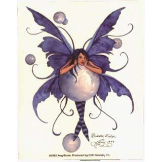  Bubble Rider Fairy by Amy Brown   Fairy With Cute Striped 