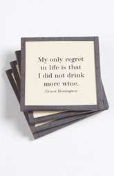 Bens Garden My Only Regret Coaster Set $42.00