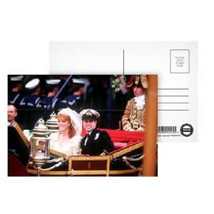  Prince Andrew and Sarah Ferguson   Postcard (Pack of 8 