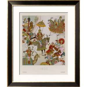  Babur Mughal Emperor of India 1526 1530 Depicted Invading 