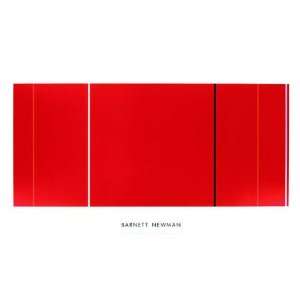  Vir Heroicus Sublimins by Barnett Newman. Size 41.50 X 19 