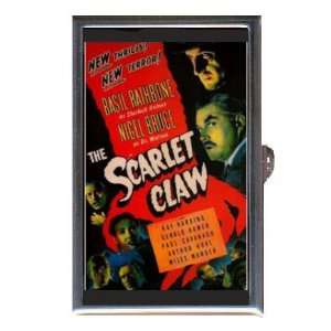 BASIL RATHBONE SCARLET CLAW HORROR Coin, Mint or Pill Box Made in USA 