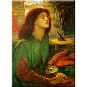  Blessed Beatrice 12x16 Streched Canvas Art by Rossetti 