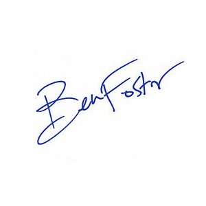 BEN FOSTER Signed Index Card In Person