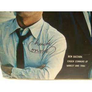  Connors, Chuck Ben Gazzara TV Guide Signed Autograph 