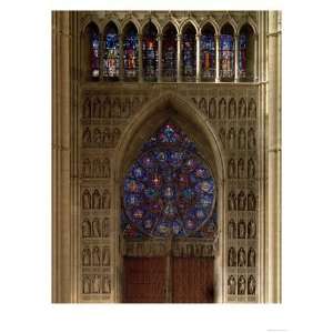  Rose Window Designed by Bernard de Soissons, with 