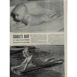  BETTY GRABLES BABY   At 7 weeks Victoria Elizabeth James 