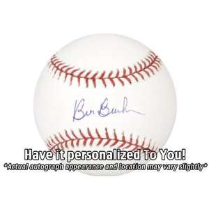 Bill Buckner Personalized Autographed Baseball