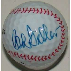 Bob Feller SIGNED Baseball Golf Ball INDIANS
