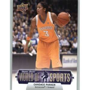  Upper Deck World of Sports Baseball Trading Card # 63 Candace Parker 