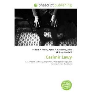  Casimir Lewy (9786132690906) Books