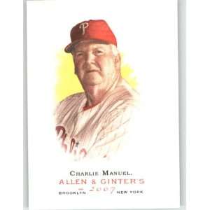  2007 Topps Allen and Ginter #94 Charlie Manuel 