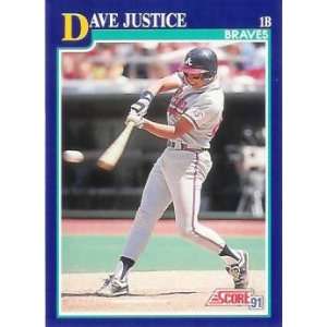  1991 Score #55 David Justice