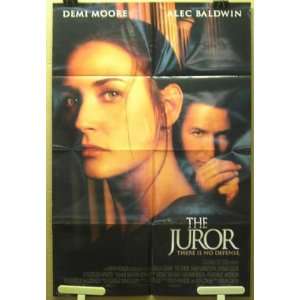    Movie Poster The Juror Demi Moore Alec balwin F72 