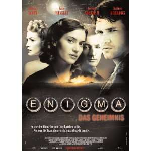  Enigma Poster German 27x40 Dougray Scott Kate Winslet 