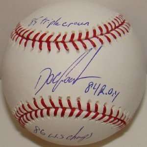 Dwight Gooden Autographed Ball   3 Inscriptions