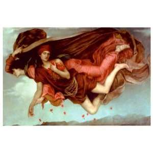  Night and Sleep by Evelyn De Morgan. Size 54.00 X 36.00 