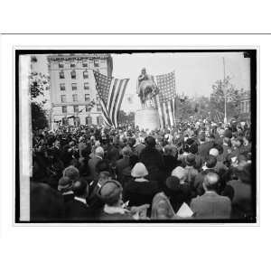 Historic Print (L) Dedication of Francis Asbury statue, [Washington 