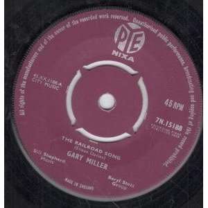    RAILROAD SONG 7 INCH (7 VINYL 45) UK PYE 1959 GARY MILLER Music